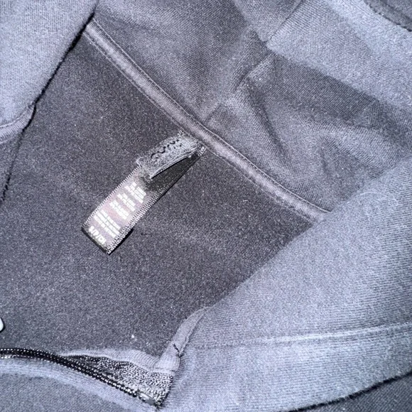 SKIMS Classic Cotton Fleece Zip-Up Hoodie - Picture 2 of 5